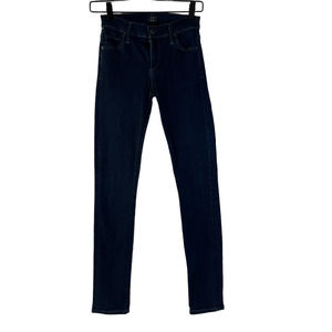 Citizens Of Humanity Womens Avedon Slick Skinny Jeans Blue Pockets Dark Wash 28